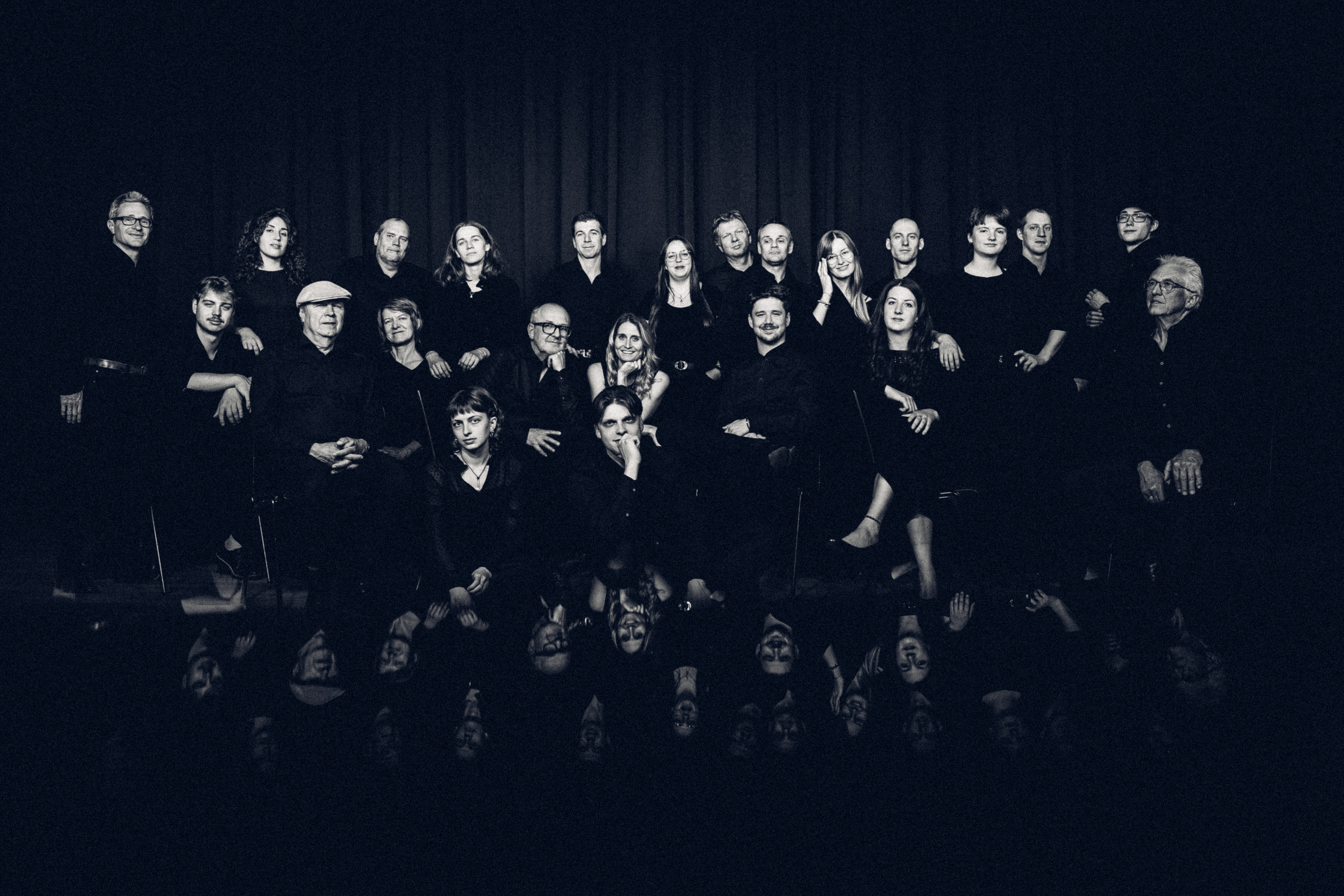 Gruppenfoto der Inn Seit'n Big Band